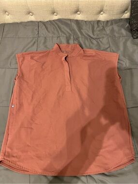 Figs women’s  Sleeveless Pullover top, joggers, and jacket - muave pink